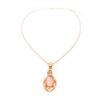 Image 3 : Elegant Ladies Rose Gold Tone Rhinestones Necklace