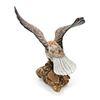 Image 3 : Jonathan Shan Fine Hand Carved & Painted Eagle On Burled Perch