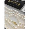 Image 2 : 7-8mm Freshwater Pearl Necklace with Gold Clasp