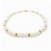 Image 1 : White Akoya Shell Pearl Necklace 49 Pearls In Total
