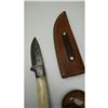 Image 1 : 9" Straight Back Full Tang Damascus Blade