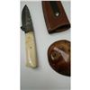 Image 2 : 9" Straight Back Full Tang Damascus Blade