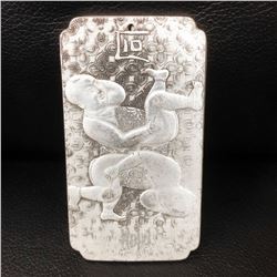 Tibetan Silver Semease Asian Marked Bullion Bar