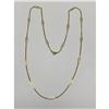 Image 2 : Ladies 14k Gold Plated Infinity Necklace
