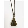 Image 1 : Locking Medieval Style Brass Pendant And Chain