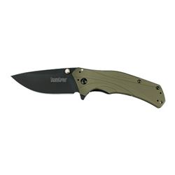 KERSHAW KNOCKOUT 3.25" PLN OLIVE/BLK