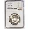 Image 1 : 1949 50C Franklin Half Dollar NGC MS64 FBL