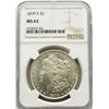 Image 1 : 1879-S MORGAN SILVER DOLLAR NGC MS 63