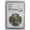 Image 1 : 1887-O Morgan Silver Dollar $ NGC MS 63 Blast Whit