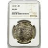 Image 1 : 1878-S Morgan Silver Dollar $ NGC MS 64 Nicely Ton