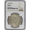 Image 1 : 1927-D NGC AU55 PEACE SILVER DOLLAR