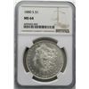 Image 1 : 1880-S Morgan Silver Dollar $ NGC MS 64