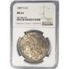 Image 5 : 1897-S Morgan Silver Dollar $1 NGC MS61