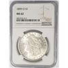 Image 1 : 1899-O $1 Morgan Silver Dollar NGC MS62