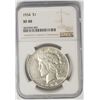 Image 1 : 1934-P Peace Dollar $1 NGC XF40