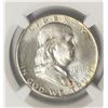 Image 2 : 1949-S 50C Franklin Half Dollar NGC MS64 Light Ton