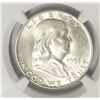 Image 6 : 1951-D 50C Franklin Half Dollar NGC MS61