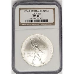 2006 P BEN FRANKLIN SCENTIST SILVER $1