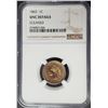 Image 1 : 1863 1C Indian Head Penny Cent NGC Uncirculated