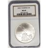 Image 1 : 2005 P MARINES SILVER DOLLAR NGC MS69