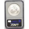 Image 4 : 2005 P MARINES SILVER DOLLAR NGC MS69