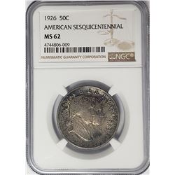 1926 American Sesquicentennial Commem Half $1