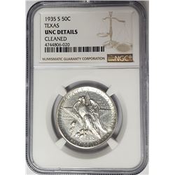 1935-S 50C Texas Commemorative Half Dollar