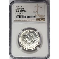 1936-S 50C Arkansas Commemorative Half Dollar