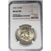 Image 1 : 1951-D 50C Franklin Half Dollar NGC MS62 FBL