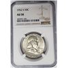 Image 1 : 1952-S 50C Franklin Half Dollar NGC AU58