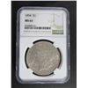 Image 1 : 1894 MORGAN SILVER DOLLAR NGC MS61