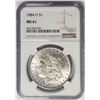 Image 1 : 1884-O $1 Morgan Silver Dollar NGC MS61