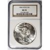 Image 1 : 1986 AMERICAN SILVER EAGLE NGC MS70