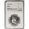 Image 1 : 1963 50C Franklin Half Dollar NGC PF67