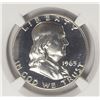 Image 2 : 1963 50C Franklin Half Dollar NGC PF67