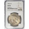 Image 1 : 1926-P Peace Dollar $1 NGC AU58