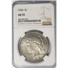 Image 1 : 1934-P Peace Dollar $1 NGC AU55