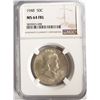 Image 1 : 1948-P Franklin Half Dollar 50C NGC MS64 FBL