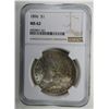 Image 1 : 1896-P Morgan Silver Dollar $ NGC MS 62 Nicely Ton