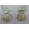 Image 1 : 2-PCGS 1925 PEACE DOLLARS