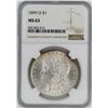 Image 1 : 1899-O NGC MS63 MORGAN SILVER DOLLAR
