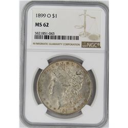 1899-O NGC MS62 MORGAN SILVER DOLLAR
