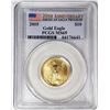Image 1 : 2005 $10 GOLD EAGLE PCGS MS69 20th ANNIV