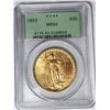 Image 1 : 1923 $20 ST GAUDENS GOLD PCGS MS62