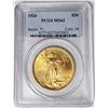 Image 1 : 1924 $20 ST GAUDENS GOLD PCGS MS62