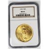 Image 1 : 1925 $20 ST GAUDENS GOLD NGC MS62