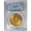 Image 1 : 1907 $20 LIBERTY GOLD PCGS MS63