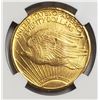 Image 3 : 1924 $20 ST GAUDENS GOLD NGC MS66