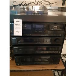 Sony Stereo system and turntable