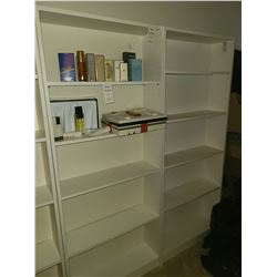 White bookshelf